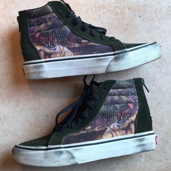 vans hi sk8 green